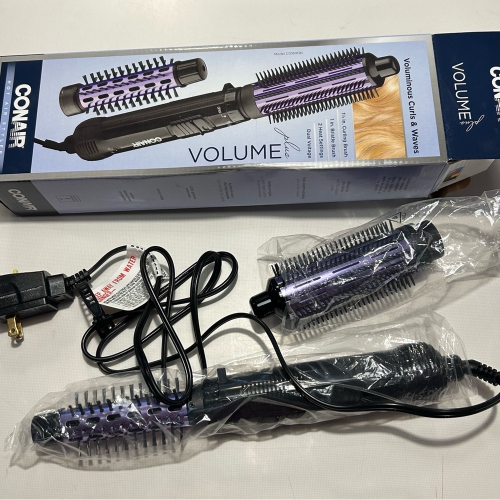 Conair Purple Volume Hot Air Brush - Women Hair Tools